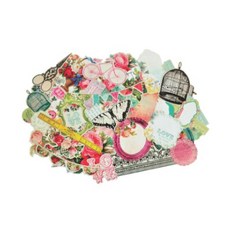 한가람아트타운 다이컷 페이퍼 SECRET ADMIRER ICONS 50p, 혼합 색상, 1세트