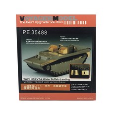VOYAGERMODEL 1/35 WW2 美國 LVT-4 水牛登陸車履帶式後期版基本人偶貼紙, 混色