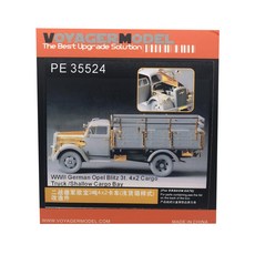 VOYAGERMODEL 1/35 WW2 德國歐寶 Blitz 3t。 4x2 貨車/淺貨艙人偶貼紙, 混色