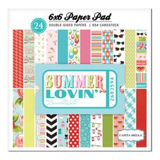 한가람아트타운 baby summer lovin 6 x 6 묶음배경지 24p CB-SU28015, 혼합 색상, 1세트