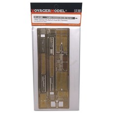 VOYAGERMODEL 1/35 Pz.kPfw。 4 個 Ausf B/C 擋泥板塑料模型貼花貼紙, 混色