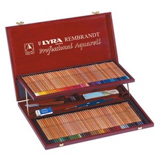 LYRA Hangaram Art Town 倫勃朗水彩畫水彩鉛筆禮盒套組, 96色