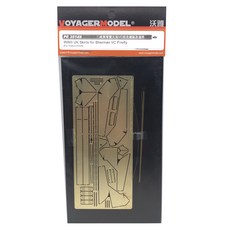 VOYAGERMODEL 1/35 WW2 裙子適用於 Sherman VC 螢火蟲塑料模型貼花貼紙, 混色
