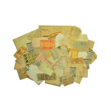 한가람아트타운 다이컷 페이퍼 Timeless tags Collectables 50p, 혼합 색상, 1세트
