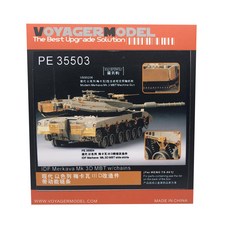 VOYAGERMODEL 1/35 IDF Merkava Mk.3D MBT 帶鏈條人偶貼紙 PE35503, 混色
