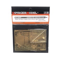 VOYAGERMODEL 1/35 WW2 US M24 Chaffee Early Prod 輕型坦克基本圖貼紙, 混色
