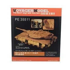 VOYAGERMODEL 1/35 IDF Merkava Mk.3D MBT 帶鏈條人偶貼紙 PE35511, 混色