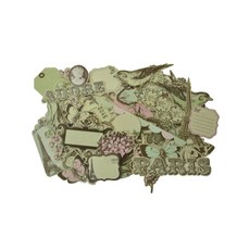 한가람아트타운 다이컷 페이퍼 BONJOUR Collectables 50p, 혼합 색상, 1세트