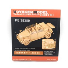 VOYAGERMODEL WY0347 1/35 二戰德國斯太爾 1500A Kommandeurwagen 塑料模型, 1個