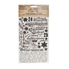 한가람아트타운 판박이 REMNANT RUBS CHRISTMASTIME, 혼합 색상, 1세트