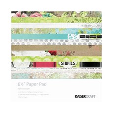 한가람아트타운 6.5 x 6.5 in 페이퍼 패드 배경지 kaleidoscope 36p, 혼합 색상, 1세트