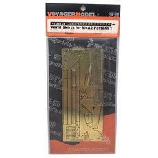 VOYAGERMODEL 1/35 WW2 裙子適用於 M4A2 Patten 1 塑料模型貼花貼紙, 混色