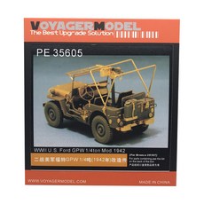 VOYAGERMODEL WY0497 1/35 美國福特 GPW 1/4 噸 Mod.1942 塑料模型貼花, 混色