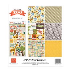 한가람아트타운 북아트재료 DAY AT THE ZOO collection kit, 혼합 색상, 1세트