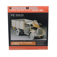 VOYAGERMODEL 1/35 WW2 德國歐寶 Blitz 3t。 4x2 貨運卡車/貨艙圖貼紙, 混色