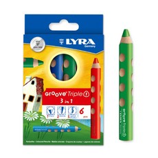 LYRA Hangaram Art Town Groove Triple One 彩色鉛筆, 6色