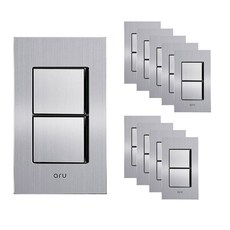 Aru 寬開關 2 間距 1 路銀, 10片