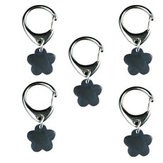 Haonpet小狗胸背帶花朵鑰匙圈, 單色, 5件