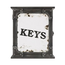 JNC 鑰匙盒 Euro 6 掛鉤 白色 + 名牌鑰匙架 6p + 牆上別針 2p, 1套