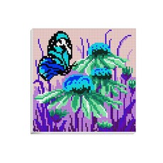 Hello Painting 鑽石畫 寶石十字繡 DIY套組 蝴蝶慶典系列, 2, 1套