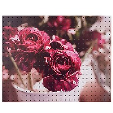 앤비커머스 인테리어타공판 장미꽃꽂이A WHITE, 1개