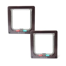 aryko 寵物門洞 2入, 棕色