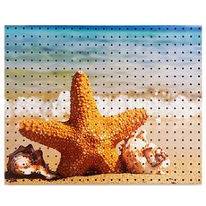 앤비커머스 인테리어타공판 해변에서2 WHITE, 1개