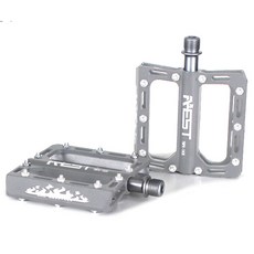 aest Bike 鋁製扁平踏板山地車數控加工, 銀, 1套