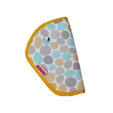 fisher-price 費雪 卵石圖案安全帶保護套, 黃色, 1入