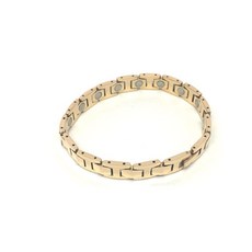 38 A13鍺手鍊 玫瑰金 M 15顆, 1個