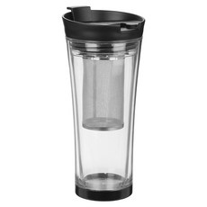 트루도 텀블러 473ml + 차망, 혼합 색상, 1개