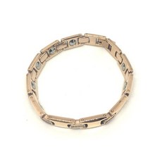 38 A73鍺手鍊 玫瑰金 13顆, 1個