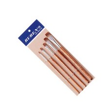 Rubens 藝術畫筆組合畫筆系列 580 5 件套人造套組, 1號、2號、3號、4號、5號, 1組