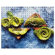 N.B Commerce 室內裝飾洞洞板 綠葉 白色, 1個