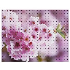 NB Commerce 室內裝飾洞洞板 花朵33 白色, 1個