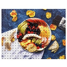 Anvy Commerce 室內裝飾洞洞板 繽紛水果 白色, 1個