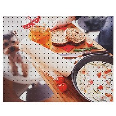 AnB Commerce 室內裝潢洞洞板 與陶器 白色, 1個