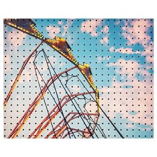 AnB Commerce 室內用洞洞板 天空色L 白色, 1個