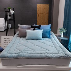 Beau Monde 超細纖維 New Soul 薄床墊, 薄荷綠