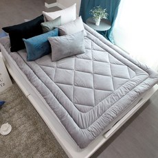 Beau Monde 超細纖維 New Soul 薄床墊, 煙灰色