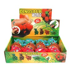 恐龍造型紓壓玩具 隨機出貨 12入, 1個