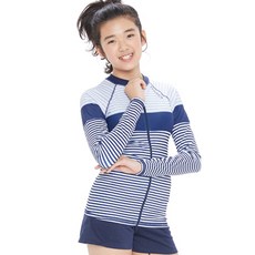 koogi adventure 女童拉鍊防曬泳衣3件組 KJ-L527