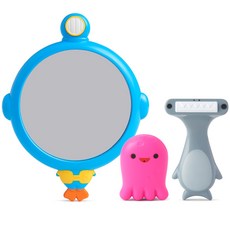 munchkin 剃須鏡玩洗澡玩具 3 件套, 混色