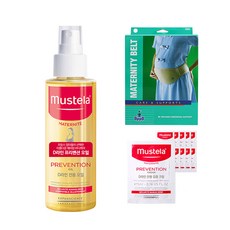 무스텔라 프리벤션 임산부 오일 105ml + 샘플 5ml x 10p + 임산부 벨트, 1개