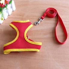 에이프릴16 반려동물 컬러 매쉬 하네스SET S, 레드, 3개