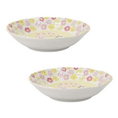 兔子印花兒童碗組 16.5cm, 混色, 2入