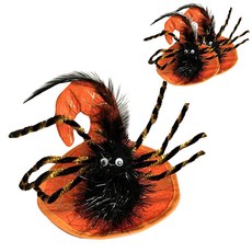 에이프릴16 반려동물 할로윈 코스프레 마녀모자 3p, 블랙스파이더, 3개