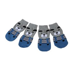 大型寵物犬防滑襪子, Grey Panda