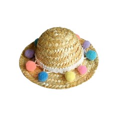 April16 寵物毛球草帽 內側圓碗, 隨機出貨