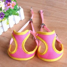 에이프릴16 반려동물 컬러 매쉬 하네스SET S, 핑크, 3개